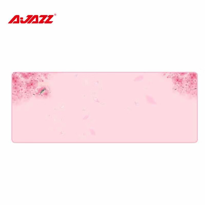 黑爵（AJAZZ）樱花鼠标垫超大桌垫办公游戏鼠标垫 300*800mm樱花粉