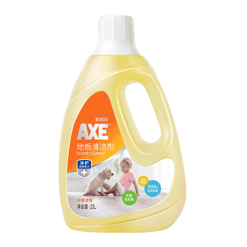 AXE 斧头牌 地板清洁剂 2L 柠檬清香