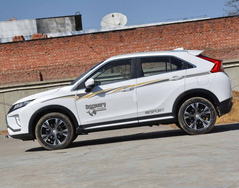 雷静 适用于三菱奕歌车贴拉花 改装 车身腰线贴纸奕歌专用彩条汽车