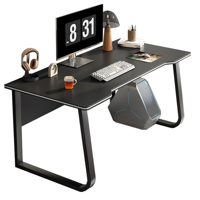 佳家林电脑桌书桌家用简易书房学生学习台式现代靠墙电竞游戏多功能电脑桌子 【补贴20】白杉木色白架100x50