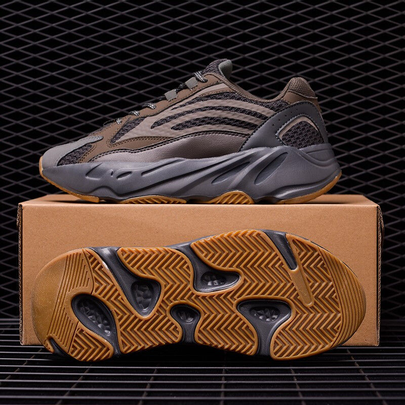 法莱朗椰子鞋男700莆田老爹鞋新款潮流情侣休闲运动跑步鞋 v2晶洞