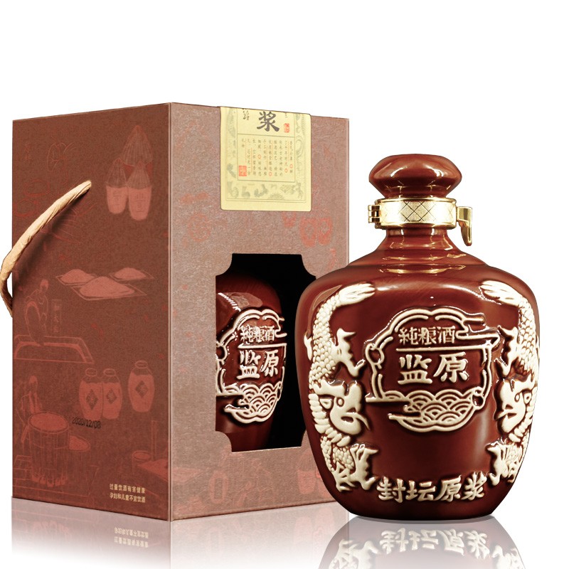 监原纯粮酒 监利白酒封坛原浆高粱粮食酒陈坛老酒监利小曲清香型白酒