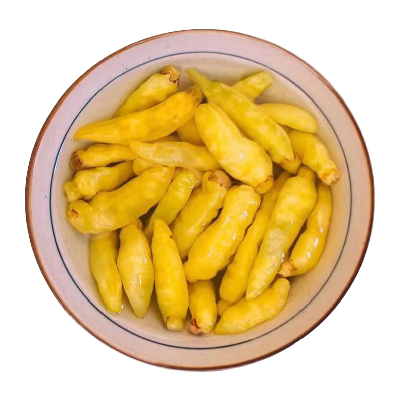 貴三紅野山椒泡椒小米辣貴州特產(chǎn)老壇泡椒酸辣傣味泡鳳爪調味料下飯菜 野山椒泡椒500g*5袋