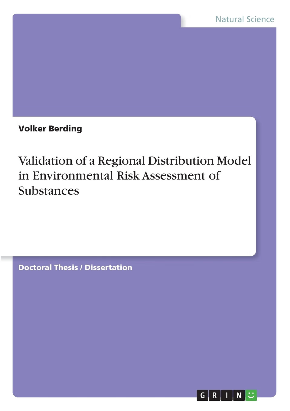 【预售 按需印刷】validation of a regional distribution model in
