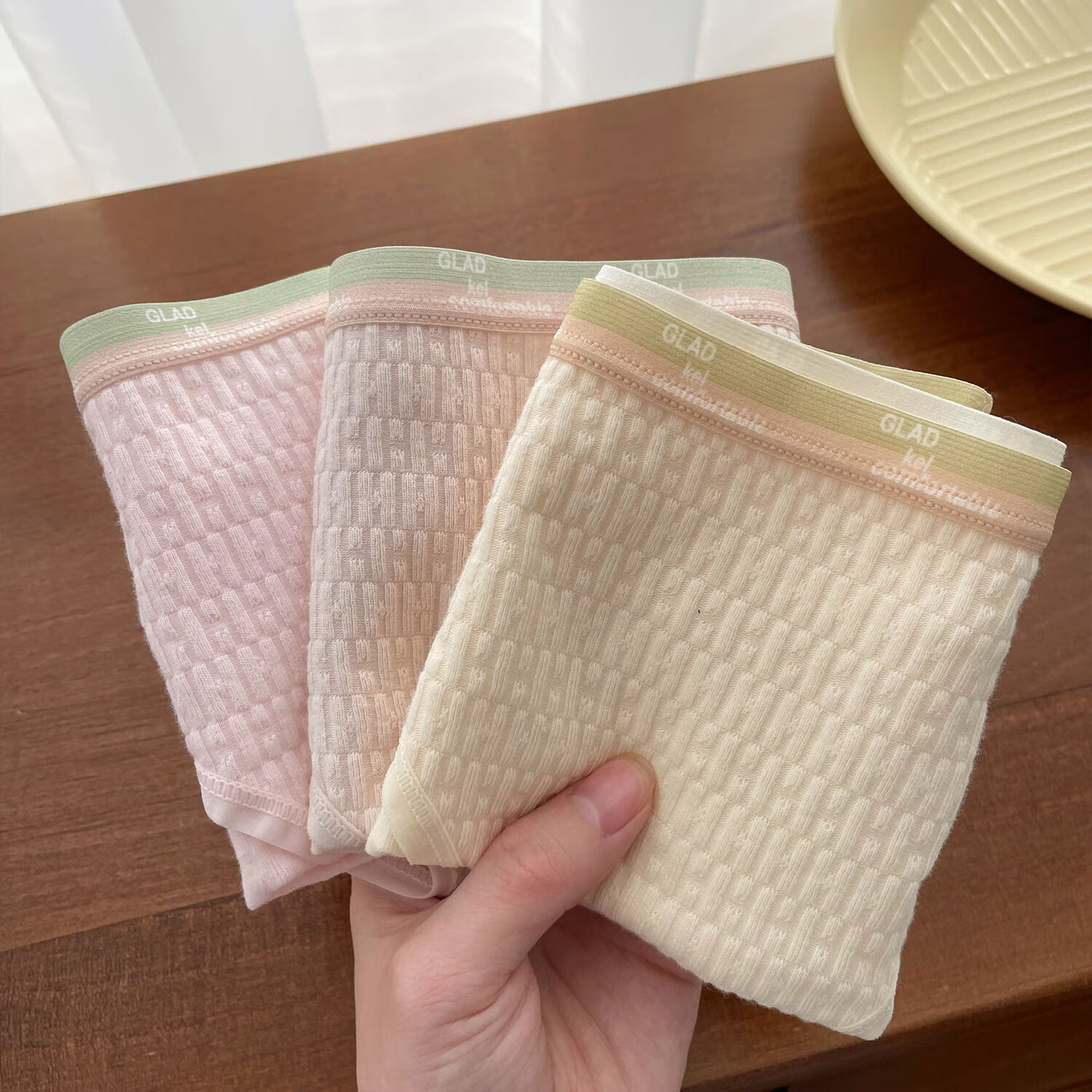 浪漫春天(liangmanchuntian)内裤女纯棉【3条装】婴儿棉裆少女三角裤