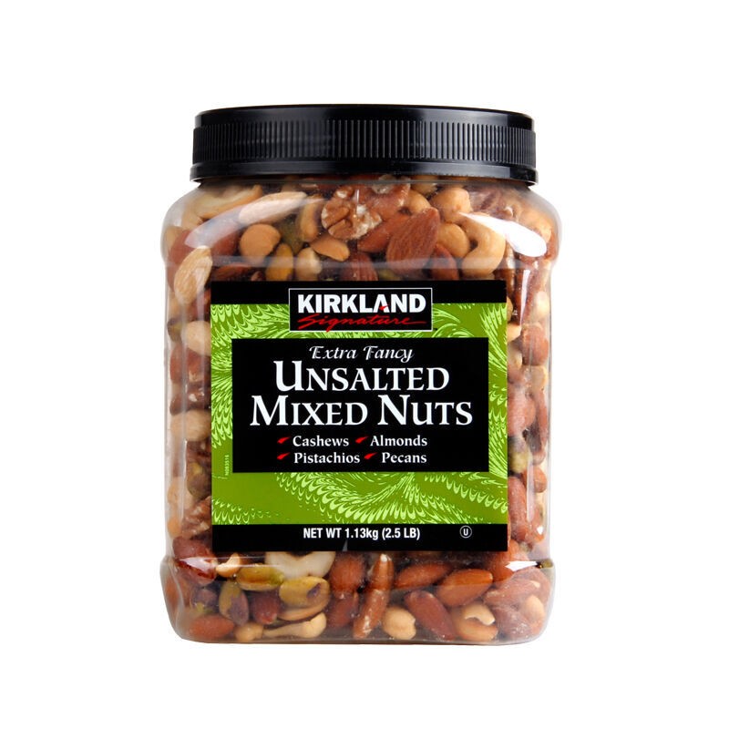 柯克兰（Kirkland）美国品牌柯克兰Kirkland原味混合坚果仁1130g罐进口坚果