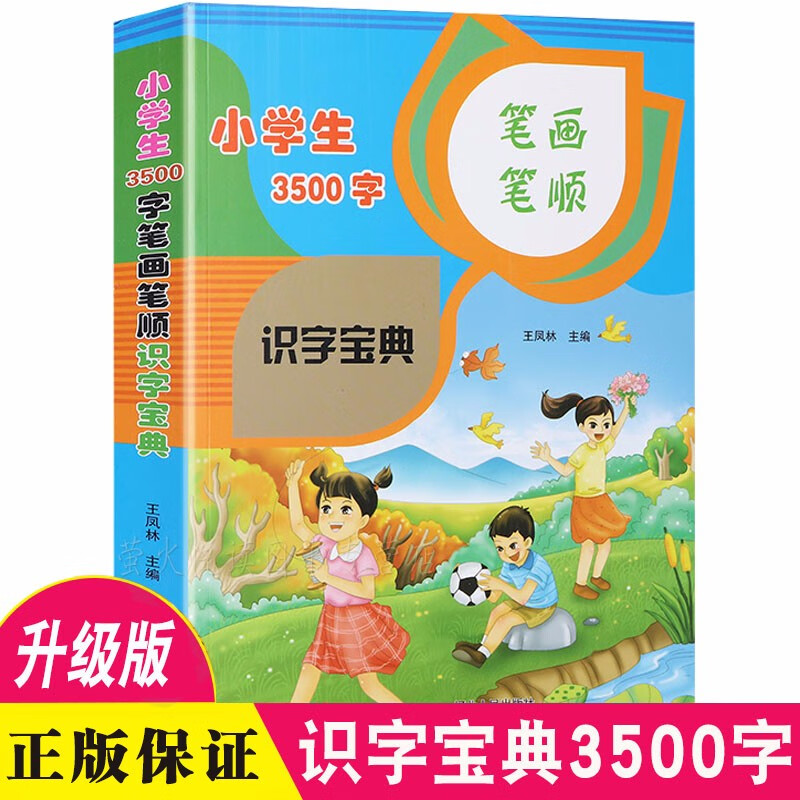 小学生识字宝典 3500字笔画笔顺识字认字书籍 小学生识字大全 小学汉字拼音注音笔画笔顺书 小学生