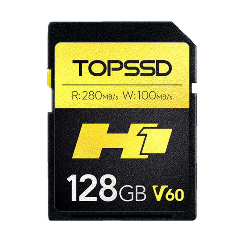 ��˶��TOPSSD��H1ϵ�����SD���ڴ濨 V60רҵӰ����ٴ洢280MB/s_UHS-II˫о 1TB