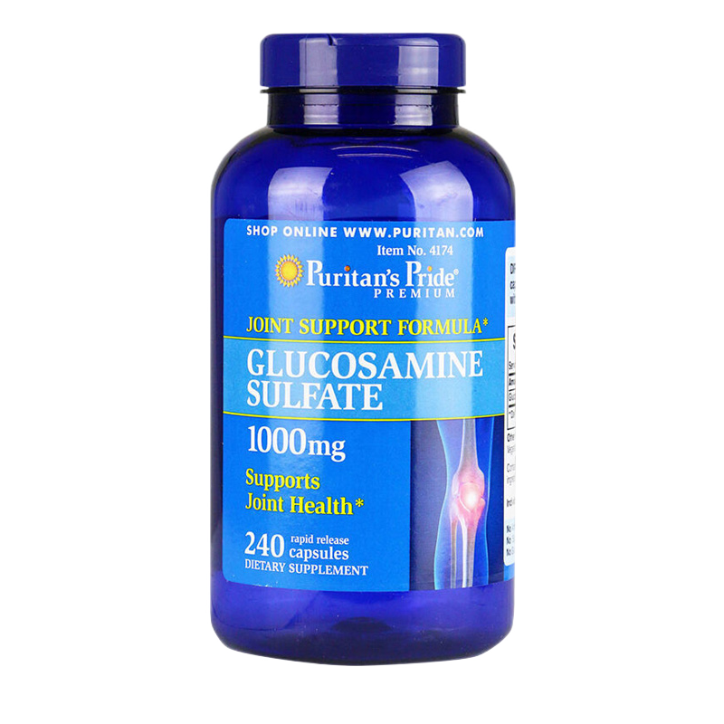普麗普萊氨糖軟骨素 硫酸氨基葡萄糖glucosamine維骨力關節(jié)靈中關節(jié)疼痛 氨基葡萄糖安糖 240粒*1瓶