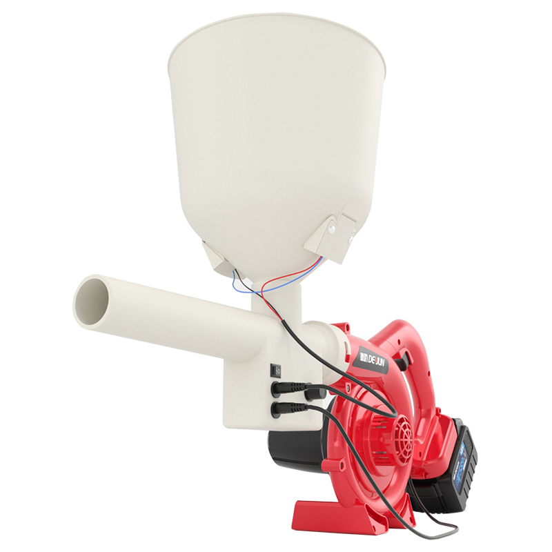 电动喷粉机充电锂电池干粉喷雾器喷粉器农用猪场养殖场消毒机 蓝色329