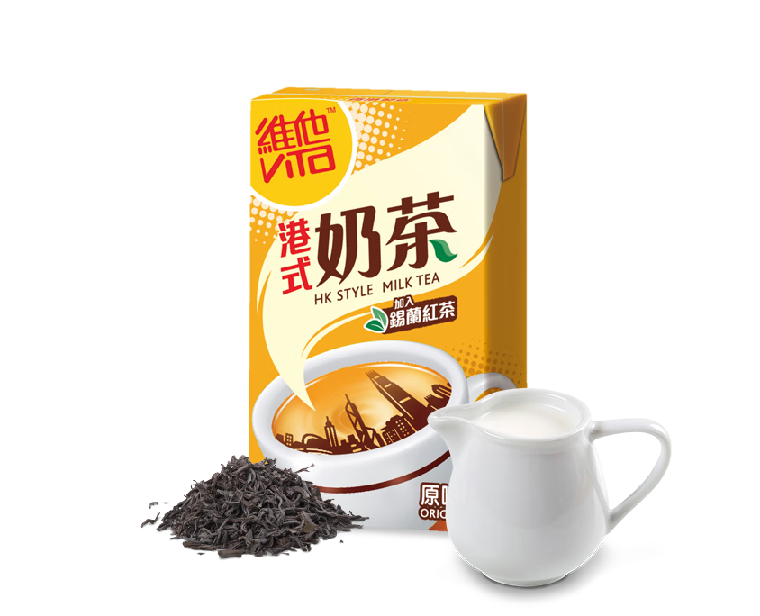 维他奶香港饮品 vita奶港式奶茶香港饮料250ml*10盒装港版 6盒(原味)