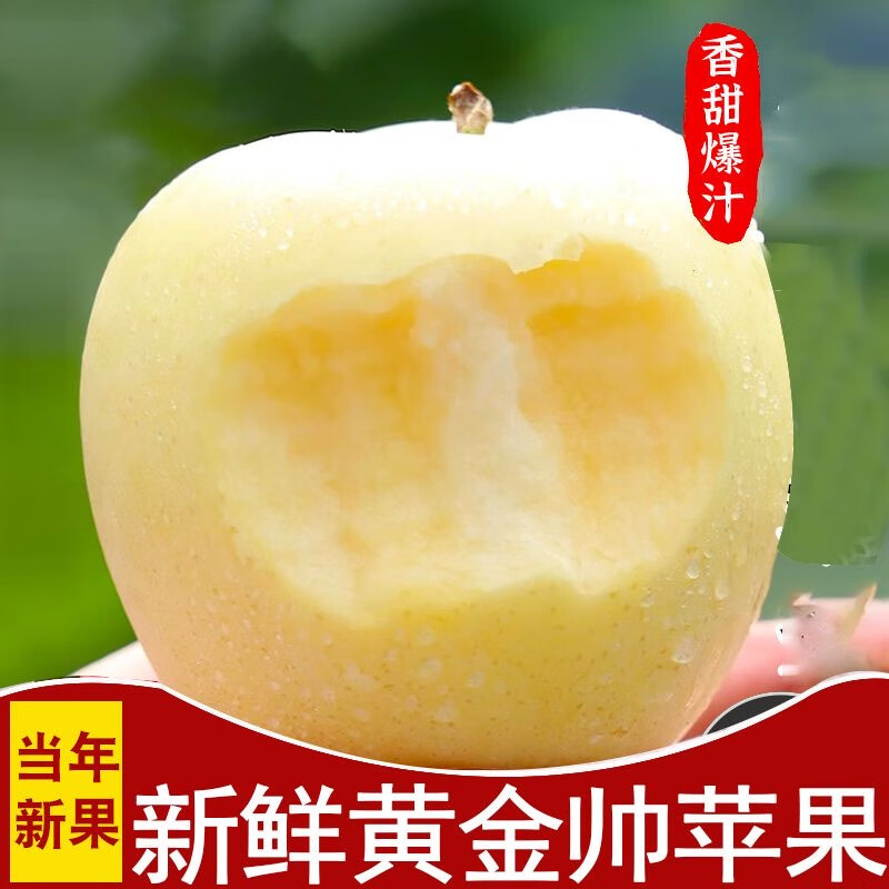 【JD旗舰店】意选大连黄元帅苹果中果5斤