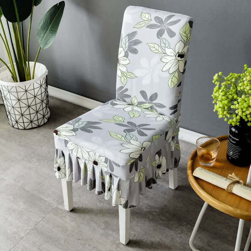 宜思诺餐椅座套连体全包椅子套罩椅套家用套装通用凳子套罩餐厅餐桌椅