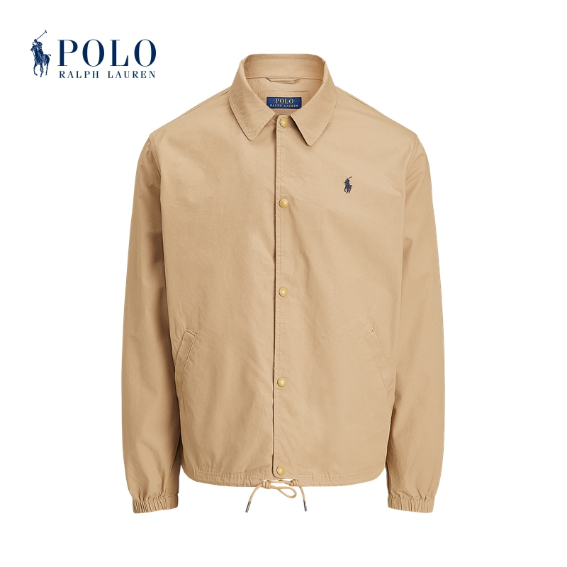ralph lauren/拉夫劳伦男装 2021年秋冬府绸教练夹克rl13752 260-棕色