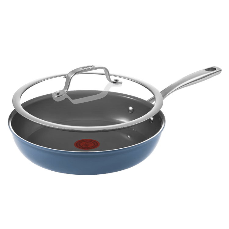 特福（Tefal）煎鍋平底鍋星陶系列不粘煎鍋家用牛排鍋陶瓷覆面燃氣電磁爐通用