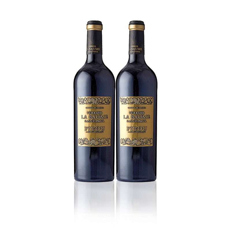 la baume saint paul)菲图干红葡萄酒 法国原瓶进口红酒aop级金属标