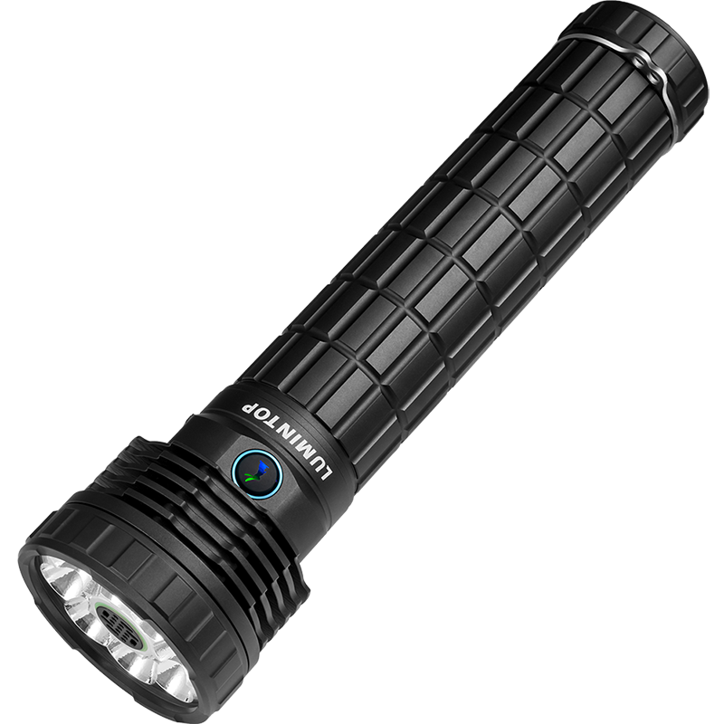雷明兔馬赫手電筒強光 超長續(xù)航野外生存TYPE-C充電燈探照手電 馬赫3.0 【馬赫3.0-50000流明】黑色