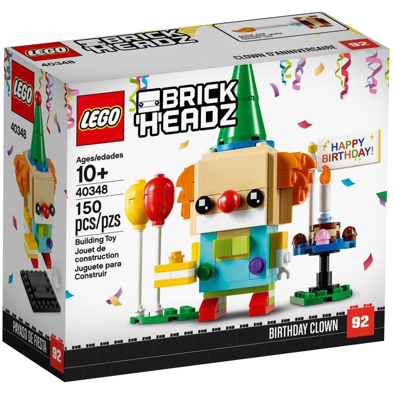 乐高（LEGO）40348 生日小丑 积木拼搭玩具方头仔系列    68元