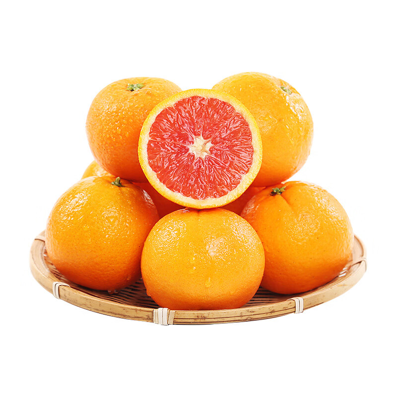 酷果汇湖北秭归中华红血橙子当季水果红心脐甜橙现摘5/9斤装 【爆款】净重5斤-单果60mm+