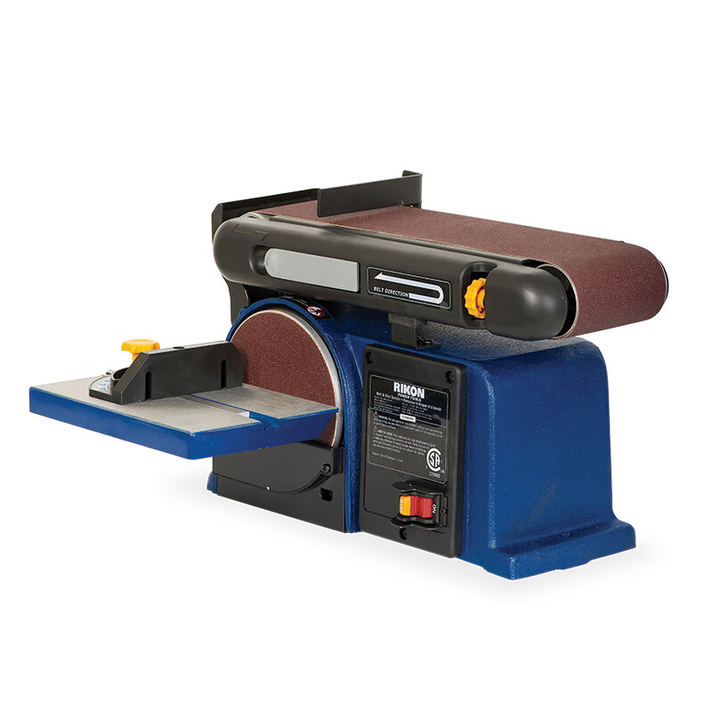 玩个木头(plawood) rikon木工砂带砂盘机抛光打磨桌轻型多功能圆形