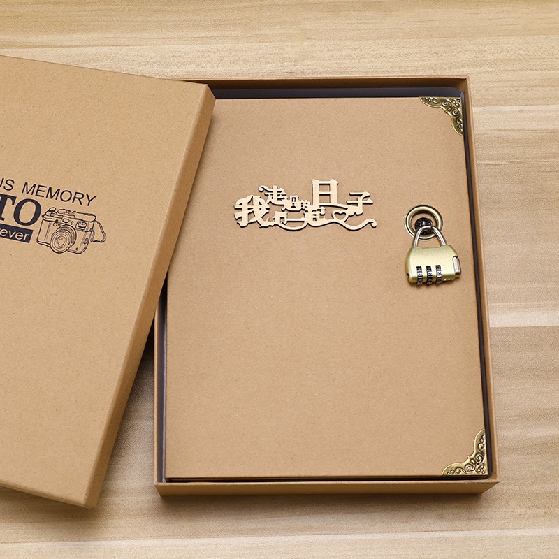 生日礼物送女生女友洗照片 密码锁【我们的日子】 礼包 礼盒 防水插袋