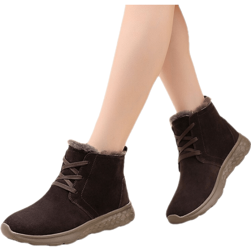 可牧丽羊冬季棉鞋女雪地靴价格走势及好评推荐