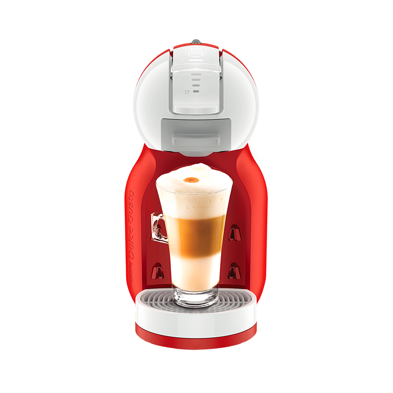 雀巢多趣酷思x星巴克 全自动胶囊咖啡机小型组套 含MINIME红色x1+随机星巴克胶囊x2(NescafeDolceGusto)
