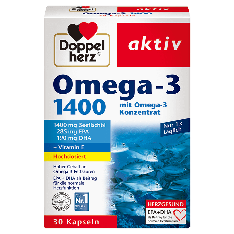 ˫�� Doppelherz rTG����������� Omega-3 DHA/EPA ���������� ���Խ��� 3�� 348Ԫ��3��(��116Ԫ/��)