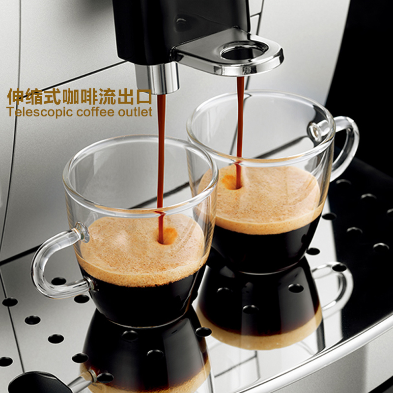德龙 (Delonghi)咖啡机 【国家补贴】全自动咖啡机欧洲原装进口奶泡系统 ECAM22.110.SB 1号会员店