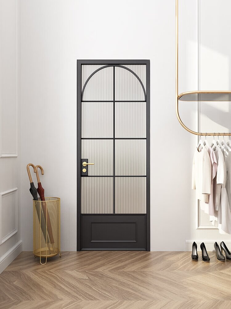 仁聚益适用于法式复古玻璃门卫生间门长虹玻璃门极简门厨房门浴室门