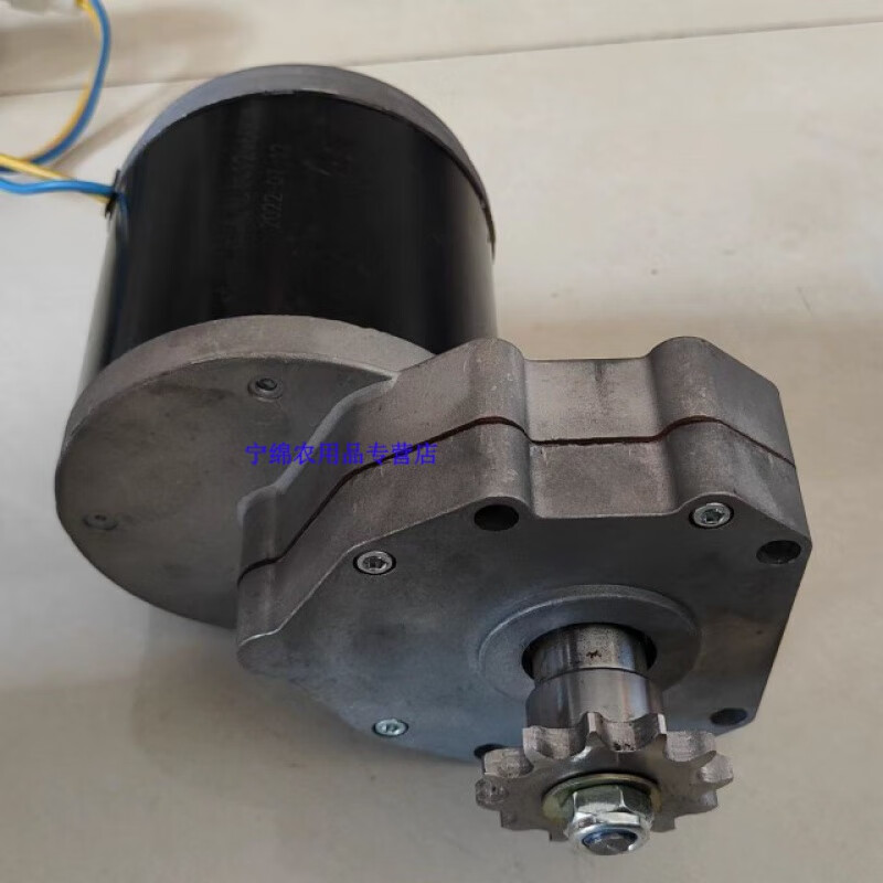 渫乐履带割机电机大功率纯铜马达肥箱上肥料电机 12v600链轮电机