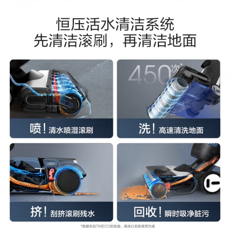 添可(TINECO)4.0洗地机智能空间站station自动上下水洗拖地一体机家用扫地 station空间站