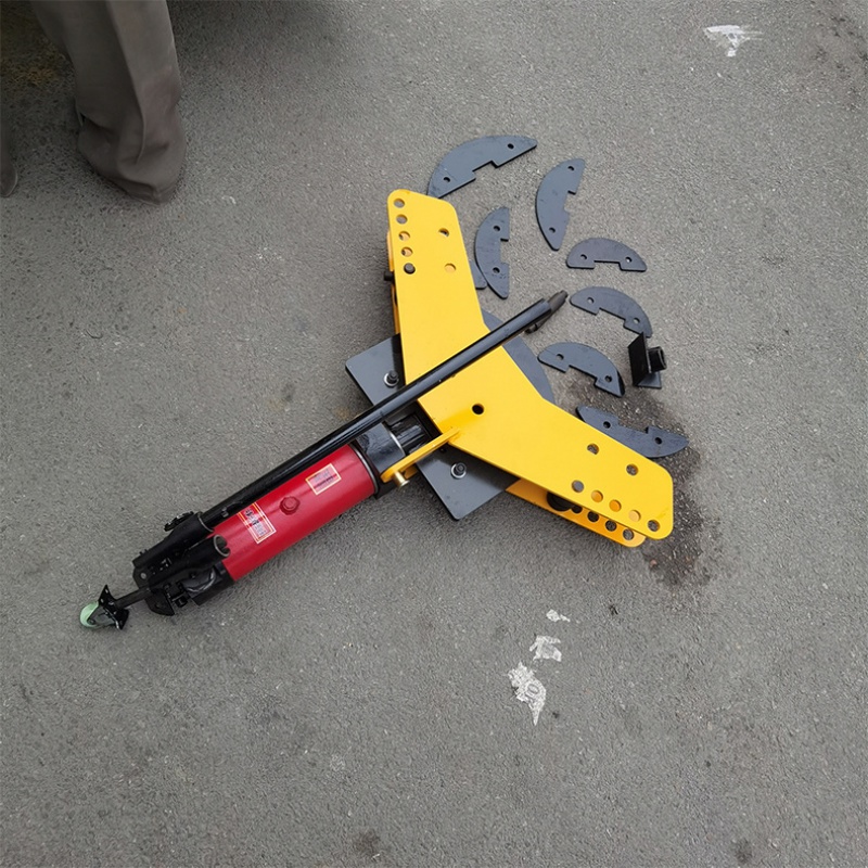 定制适合手动液压弯排机 swp-10a平弯立弯两用弯排机扁钢扁铁折弯机