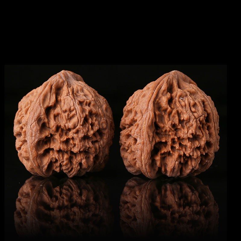 盘道 王勇官帽文玩核桃四座楼大尺寸核桃文玩 男士把玩送礼手把件