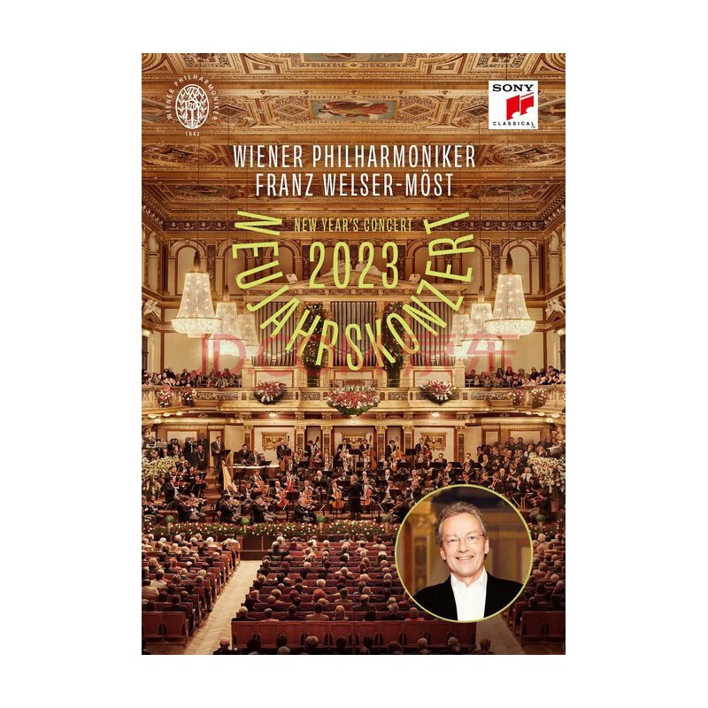 【中图音像】现货 2023维也纳新年音乐会 New Years Concert 正版进口CD DVD LP BD 唱片碟片黑胶 威尔瑟 2023维也纳新年音乐会 1DVD怎么看?