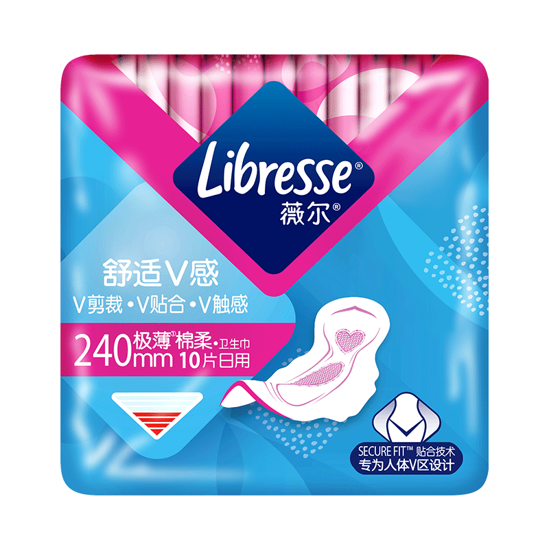 Libresse薇尔日用卫生巾-极薄透气|柔软亲肤|性价比高