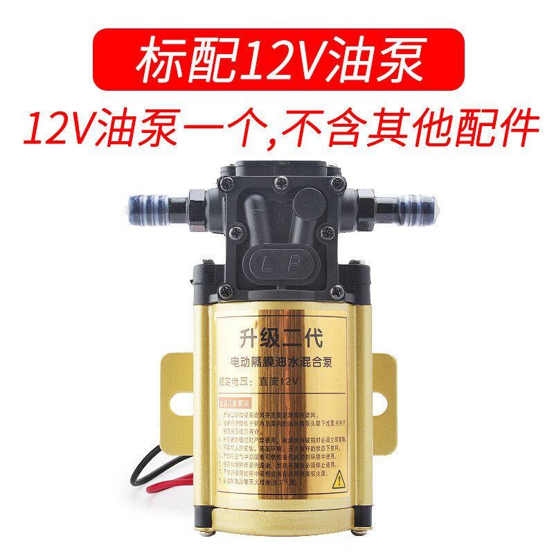 丸柠适配汽车油箱抽油器自吸电动抽油泵神器12v24v车载吸油泵加油汽油