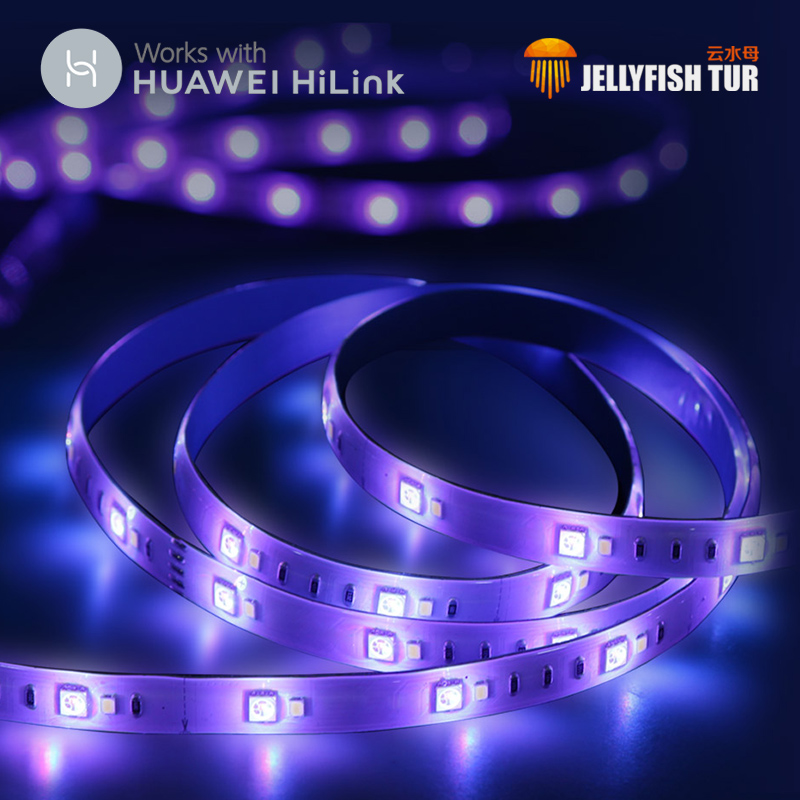 水母云（JELLYFISH TUR） 智能人体感应LED灯带 过道走廊床底楼梯灯条 起夜伴侣 远程控制 1米延长包【不含电源与控制器】