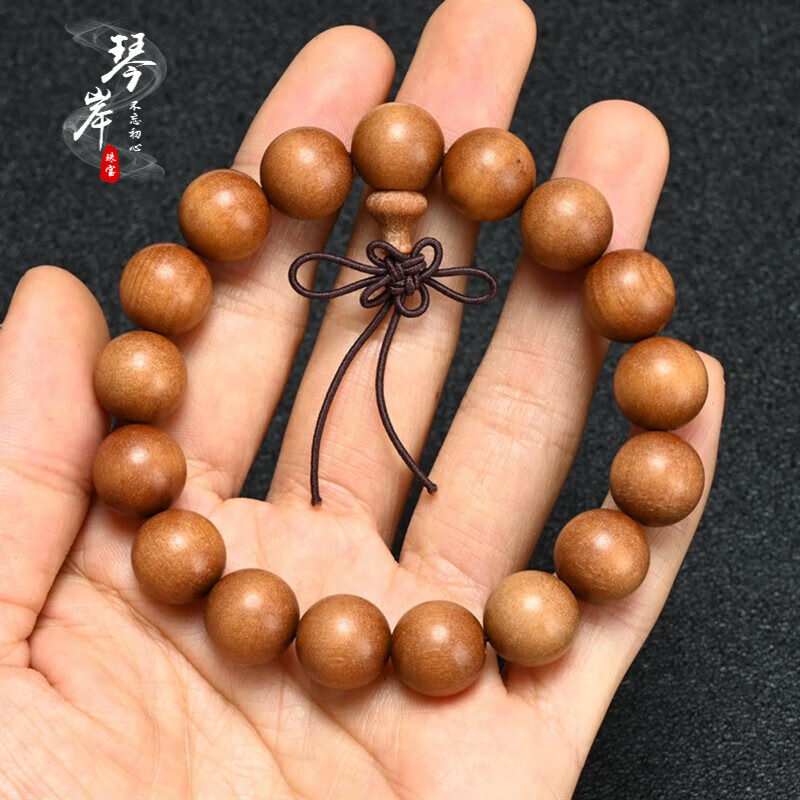 灿典candian宝檀芭比檀香手串 印尼檀香柚木佛珠高油性檀香手链 芭比