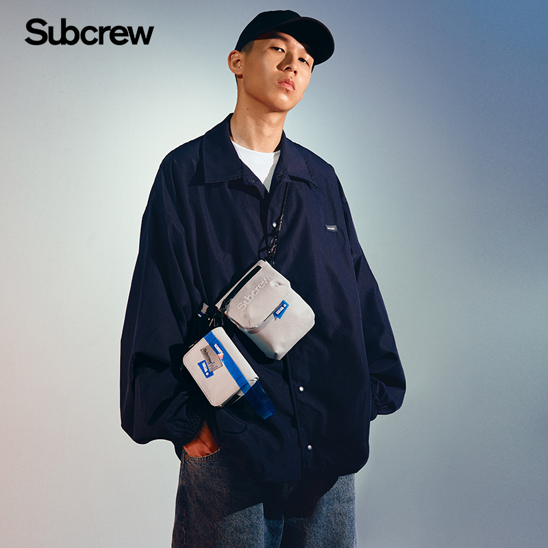 subcrew潮流单肩包男时尚休闲2022ss夏季新街头款斜挎包ins小挎包sb