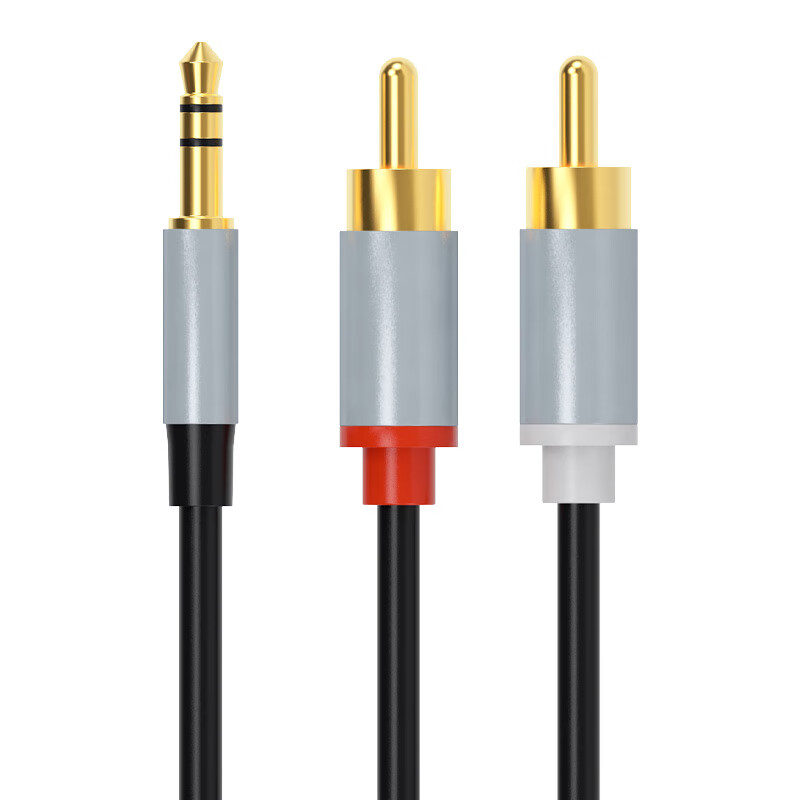 音频线一分二音响连接线转接音箱功放低音炮3.