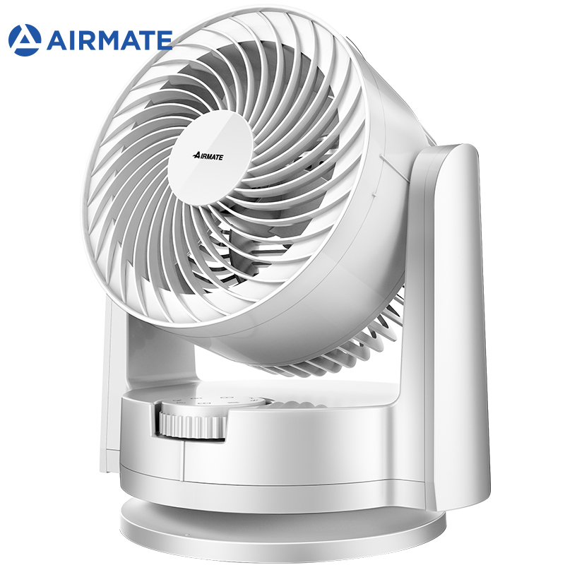 艾美特（Airmate）家用台式小风扇/学生宿舍节能低噪迷你台扇/强劲风力落地扇广角送风摇头电风扇 CA15-X1