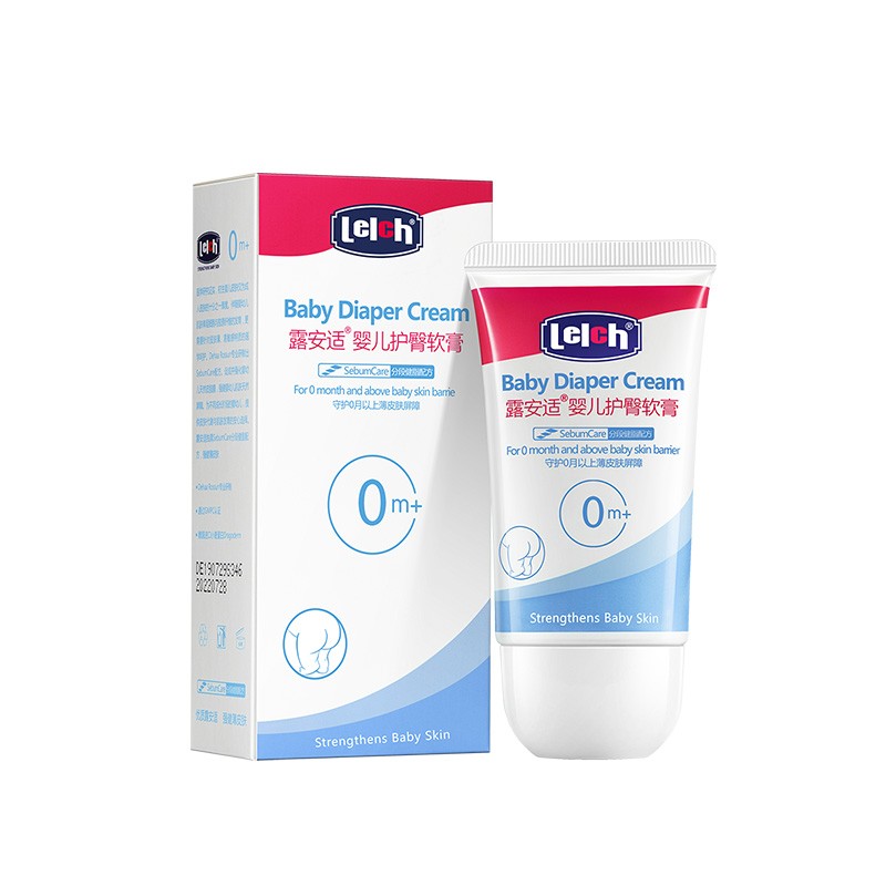 露安适（Lelch）婴儿护臀膏 胎脂护臀新生儿屁屁霜 舒缓红屁屁  护臀软膏40g