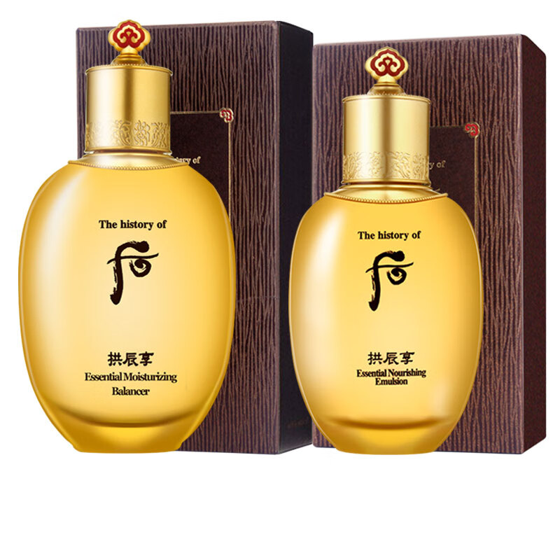 后(the history of whoo)韩国拱辰享水乳单品组合套装 平衡水油滋润