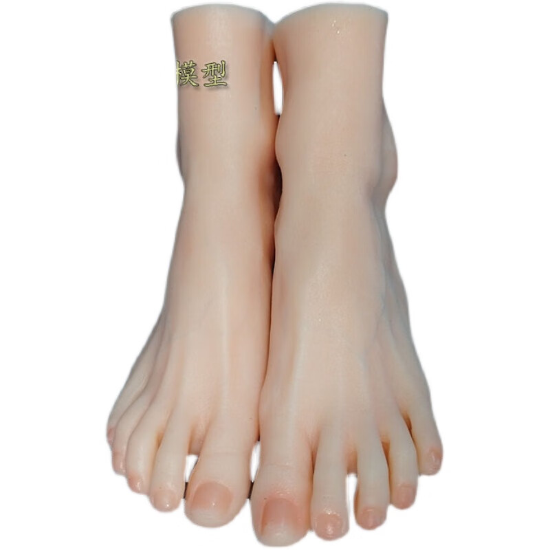 克里斯麦斯定制码仿真足模铂金硅胶美脚足模型拍摄展示收藏道具教学
