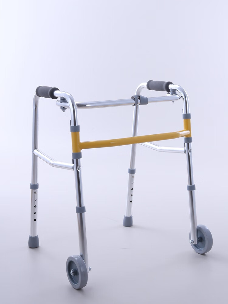 儿童铝合金折叠助行器脑瘫学步车下肢康复助步器训练站立架可折叠 xs