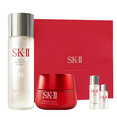 SK-II 神仙水75ml精华液+大红瓶面霜50g