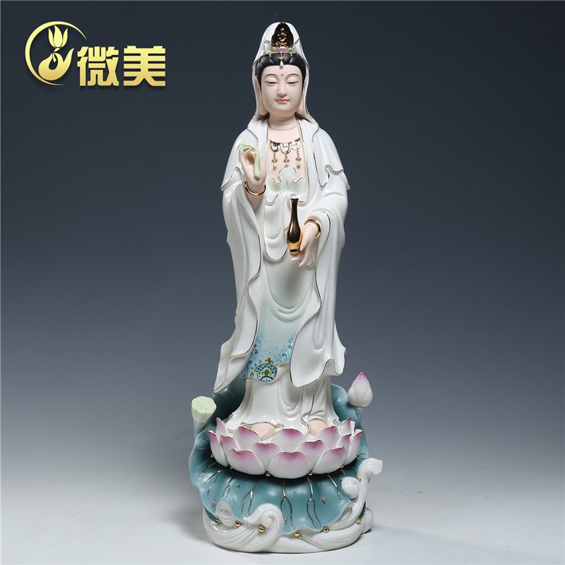 青衣彩 观音菩萨 20吋