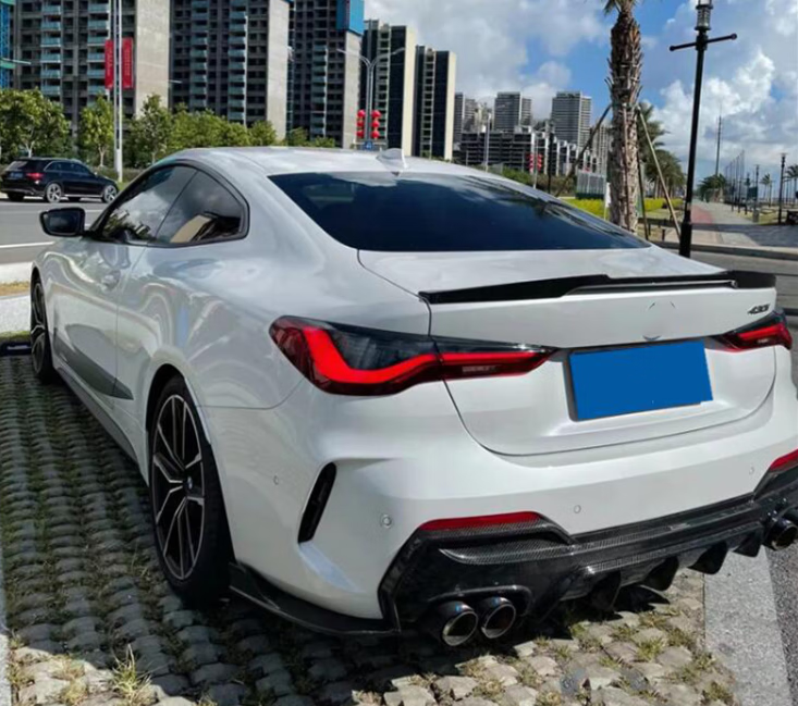 京溪堂适用新宝马4系前唇前铲小包围 尾翼改装专用 碳纤维材质20-21款