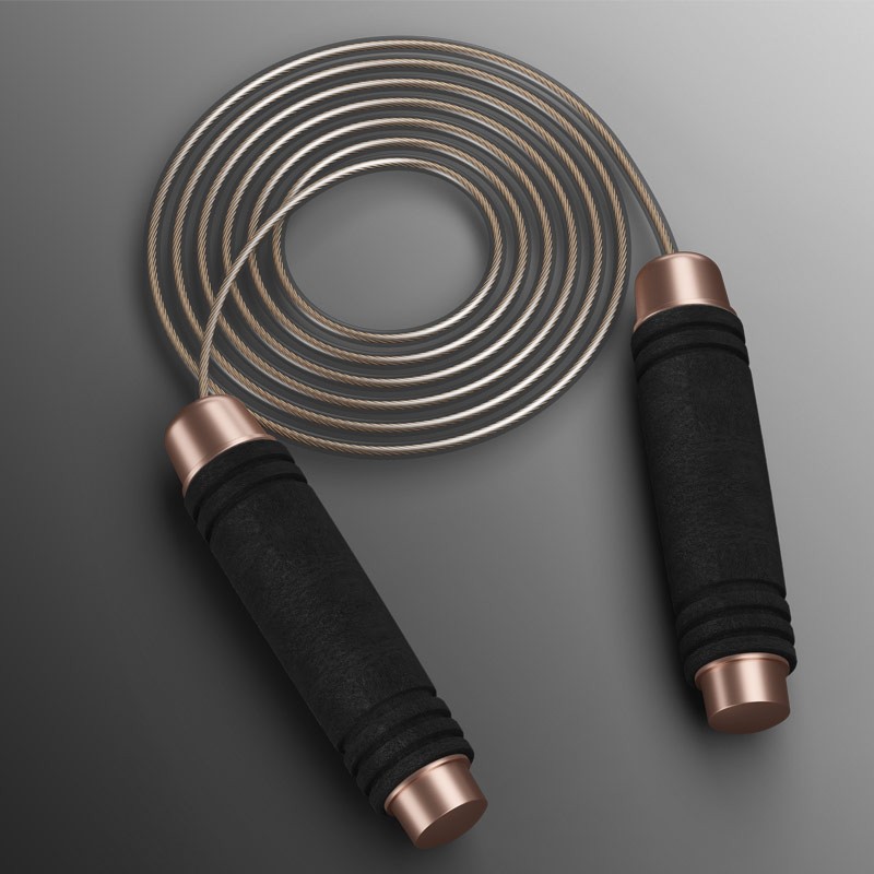 曼迪卡威跳绳成人专业运动健身计数无绳跳绳无线钢丝轴承高档儿童中考